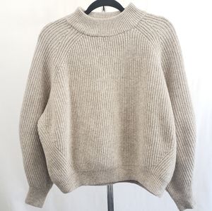 H&M Knitted Sweatshirt - Light Tan